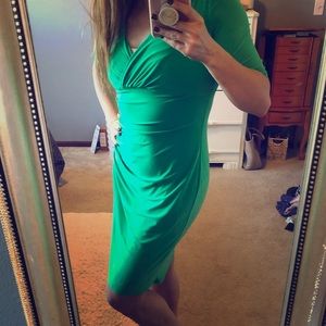 Emerald green CK dress sz 6